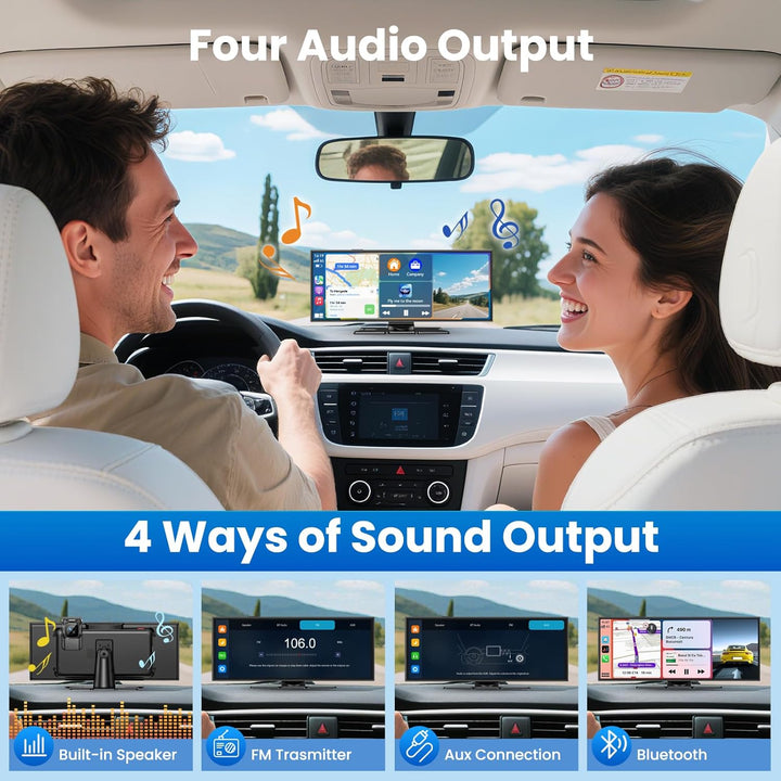 11.5 Zoll CarPlay Display für Apple CarPlay & Android Auto,Car Play IPS Touch Screen Kabelloses Carp