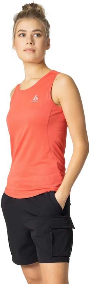 Odlo Damen F-Dry_550851 Funktionsunterwäsche Tanktop L Cayenne, L Cayenne