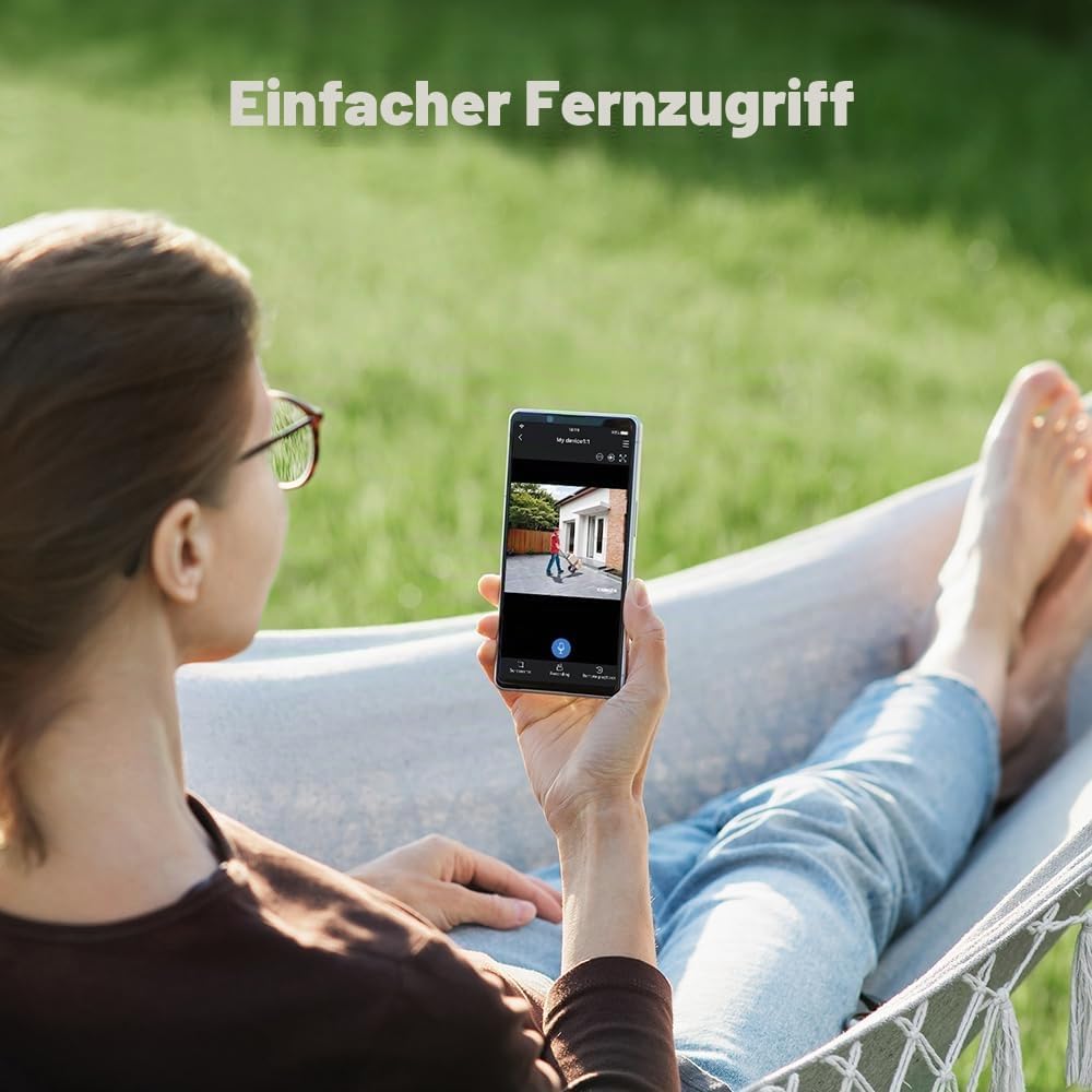 SANNCE Überwachungskamera Set mit Monitor 4CH 5MP NVR und 4x 3MP WiFi Kameras Aussen WLAN Überwachun