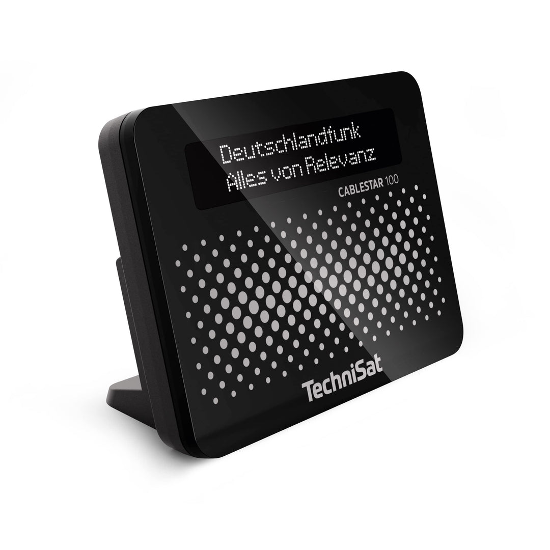 CABLESTAR 100 Digitalradio (für unverschlüsselte digitale Radioprogramme via Kabelnetz) schwarz