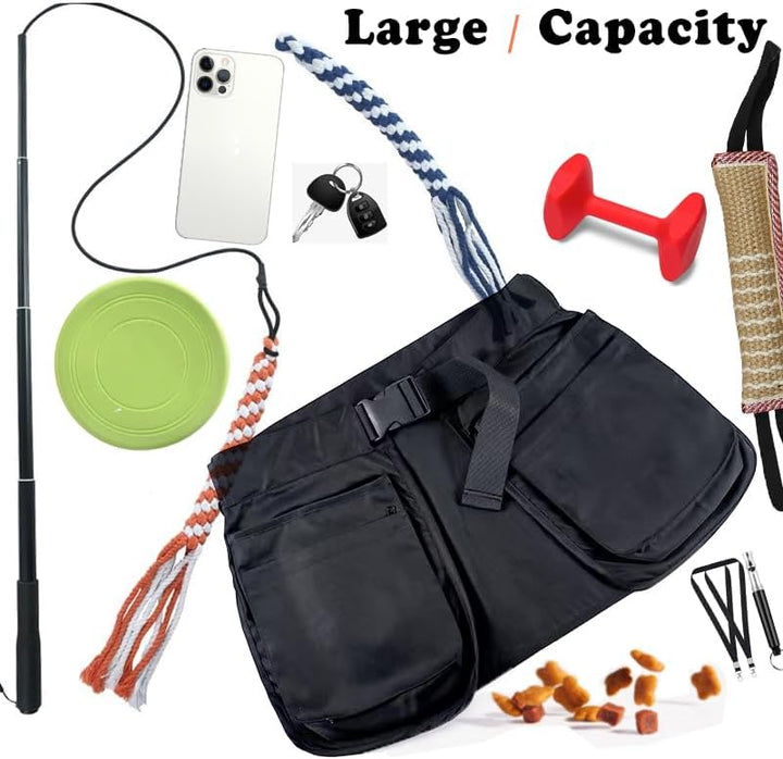 Hundetrainer-Leckerli-Tasche mit abnehmbaren Taschen, handfreier Taillengürtelclip, Hundeführer-Trai