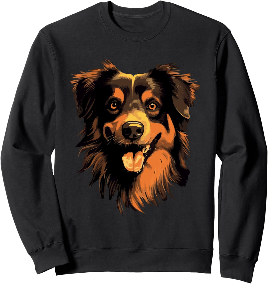 Australian Shepherd Colorful Aussie Sweatshirt