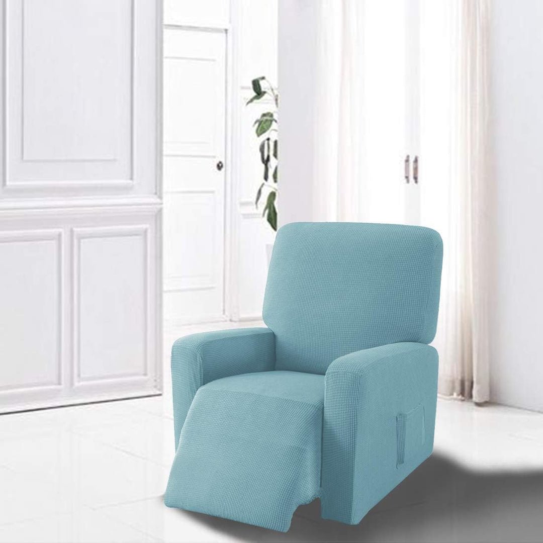 EBETA E Jacquard Sesselbezug, Sesselschoner, Stretchhusse für Relaxsessel Komplett, Elastisch Bezug
