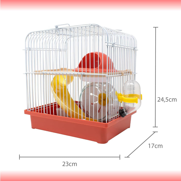 ICA ham10 Käfig Play Garden Metall Gerade grün L 18 x B 17 x H 17 cm, grün L 18 x B 17 x H 17 cm