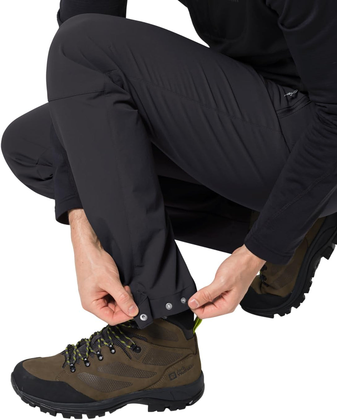Jack Wolfskin Herren Wanderhose Activate Xt Pants M 46 Schwarz, 46 Schwarz
