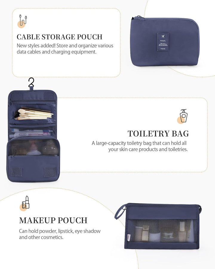 Anjing koffer Organizer 11-teilig, Packing Cubes, leichte Reisegepäck-Organizer, platzsparend, wasse