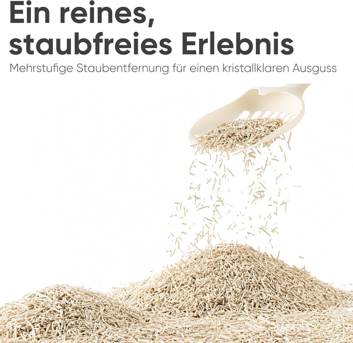 FUKUMARU Tofu Katzenstreu 10,8 kg, parfümfrei, sofort klumpend, geruchsneutral, staubfrei, natürlich