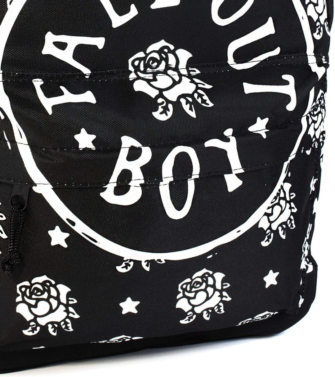 Fall Out Boy Rucksack Rock Sax Rose Stempel Musik Merchandise Rucksack Tasche