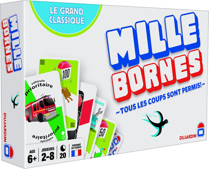 Dujardin – 59025 Mille Bornes Kartenspiel – Der Klassiker, Der Klassiker