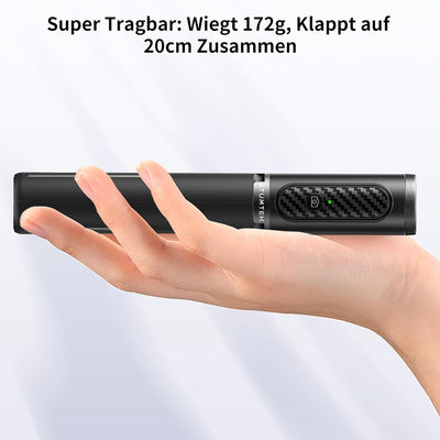 ATUMTEK Bluetooth Selfie-Stick Stativ, 3 in 1 Aluminium Selfie Stange, 360° Drehbar, mit Kabelloser