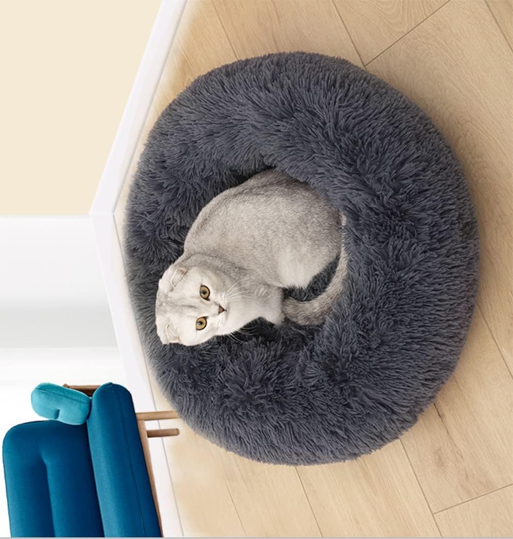 Hundebett Hunde Katzenbett Hundebett Donut Katzen Bett Hundebett Rund Kleines Haustierbett Für Hunde