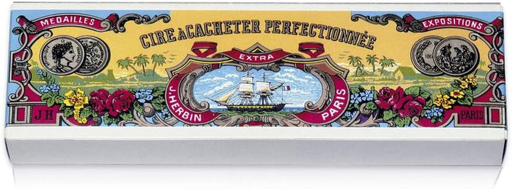 J.Herbin 31024T Siegellack Bankier (10 Stangen, ideal für Bastelprojekte) 10er Pack kirschrot, Kirsc