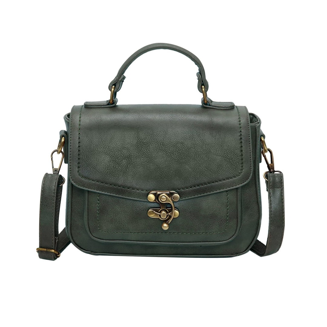 PORRASSO Umhängetasche Damen Schultertasche Retro Handtasche Schulterbeutel für Reise Dating Einkauf