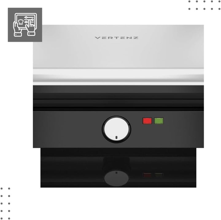VERTENZ Intense 50 | Elektrischer Kontaktgrill XXL Sandwichmaker Sandwichtoaster Tischgrill Grill El