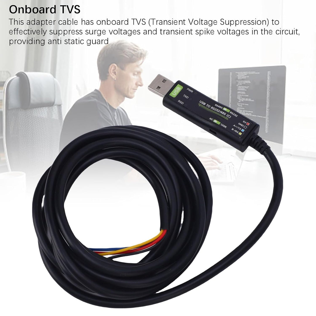 USB zu RS232/485 Serienkonverter 2M Industrial USB auf RS485 Bidirektionaler Konverter mit Leistungs