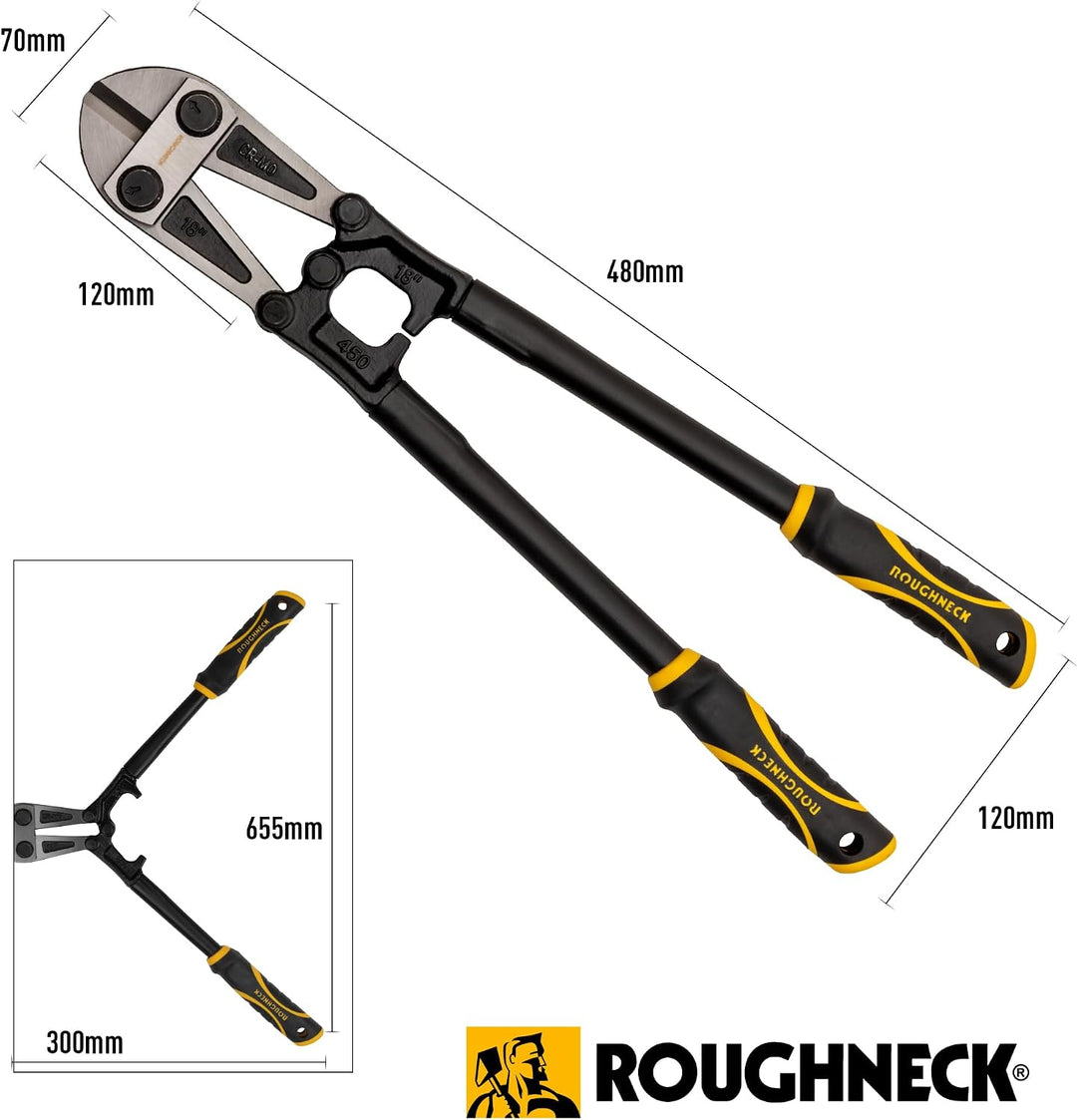 Roughneck rou39118 18 Profi Bolzenschneider – Schwarz