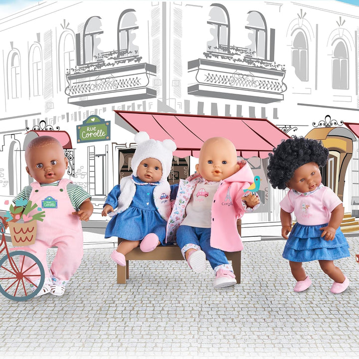 Corolle Mon Premier Poupon Hose und Top, Paris, für alle 30 cm Babypuppen, ab 18 Monaten