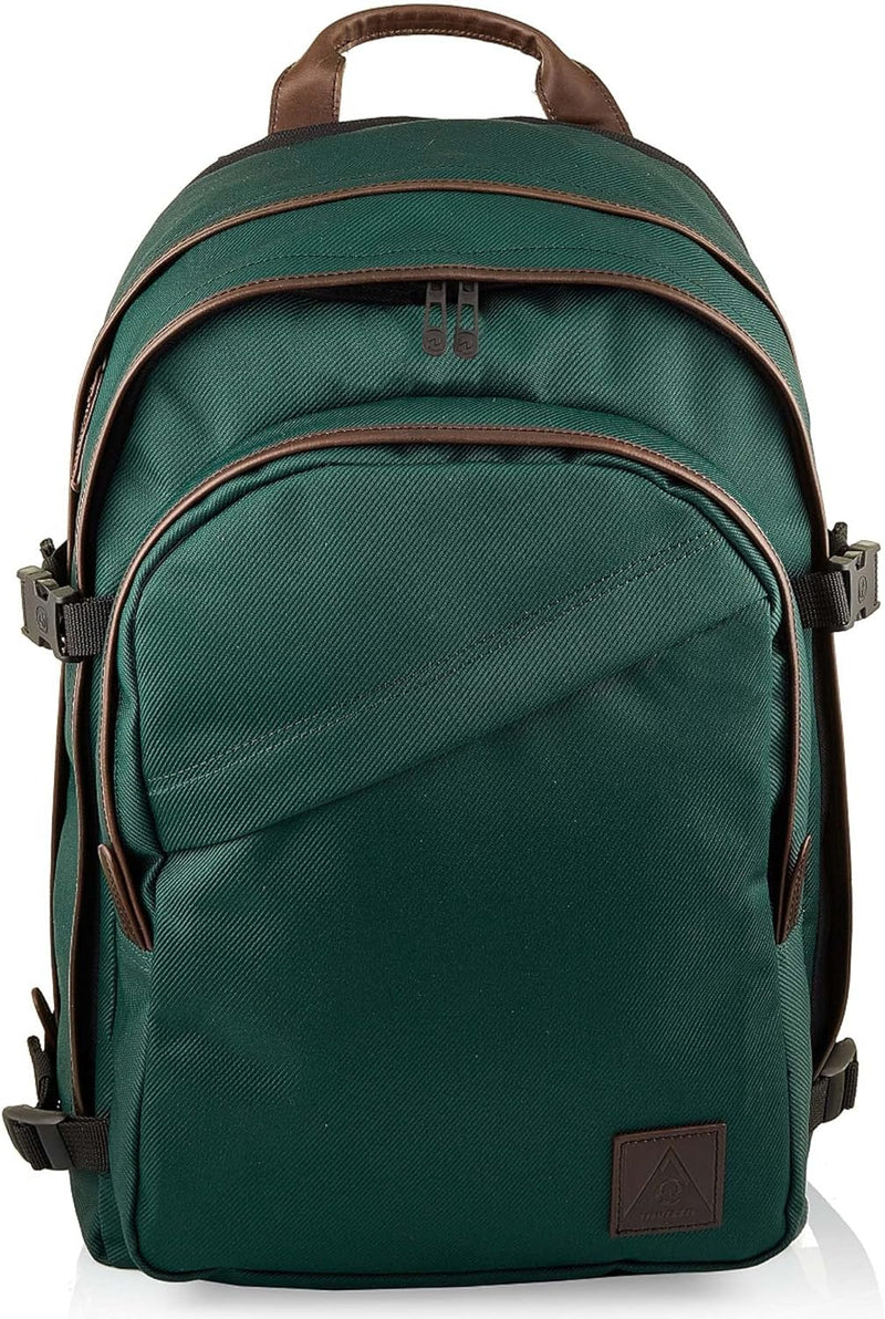 Invicta Round Plus Backpack Geräumiger Rucksack, praktisch & unisex, mit Laptopfach für Uni, Arbeit,