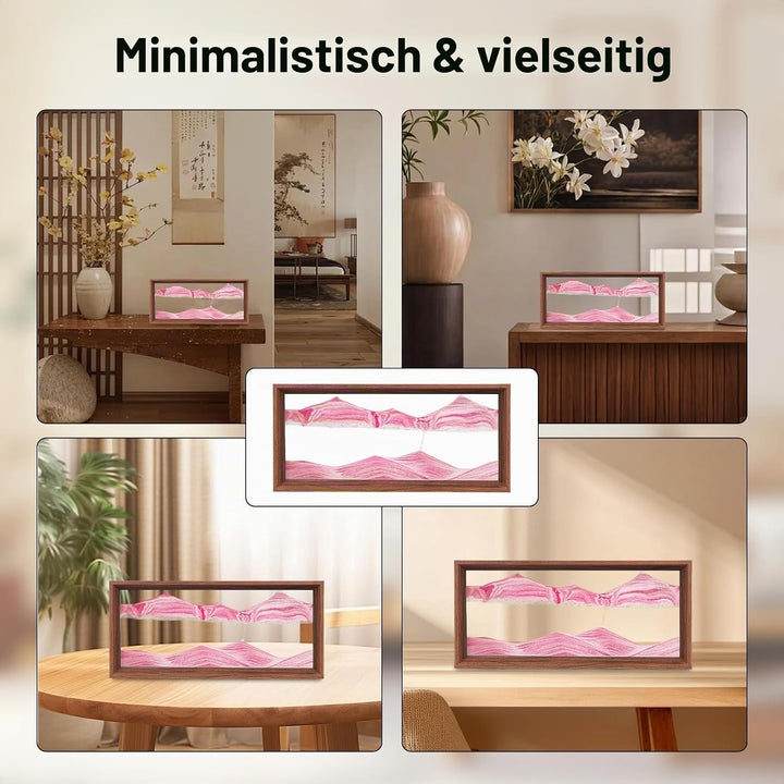 AzureLeap Sandbilder zum Drehen 3D Sandscape die Sandkunst in Tiefsee Fliessende Sandmalerei Sandbil