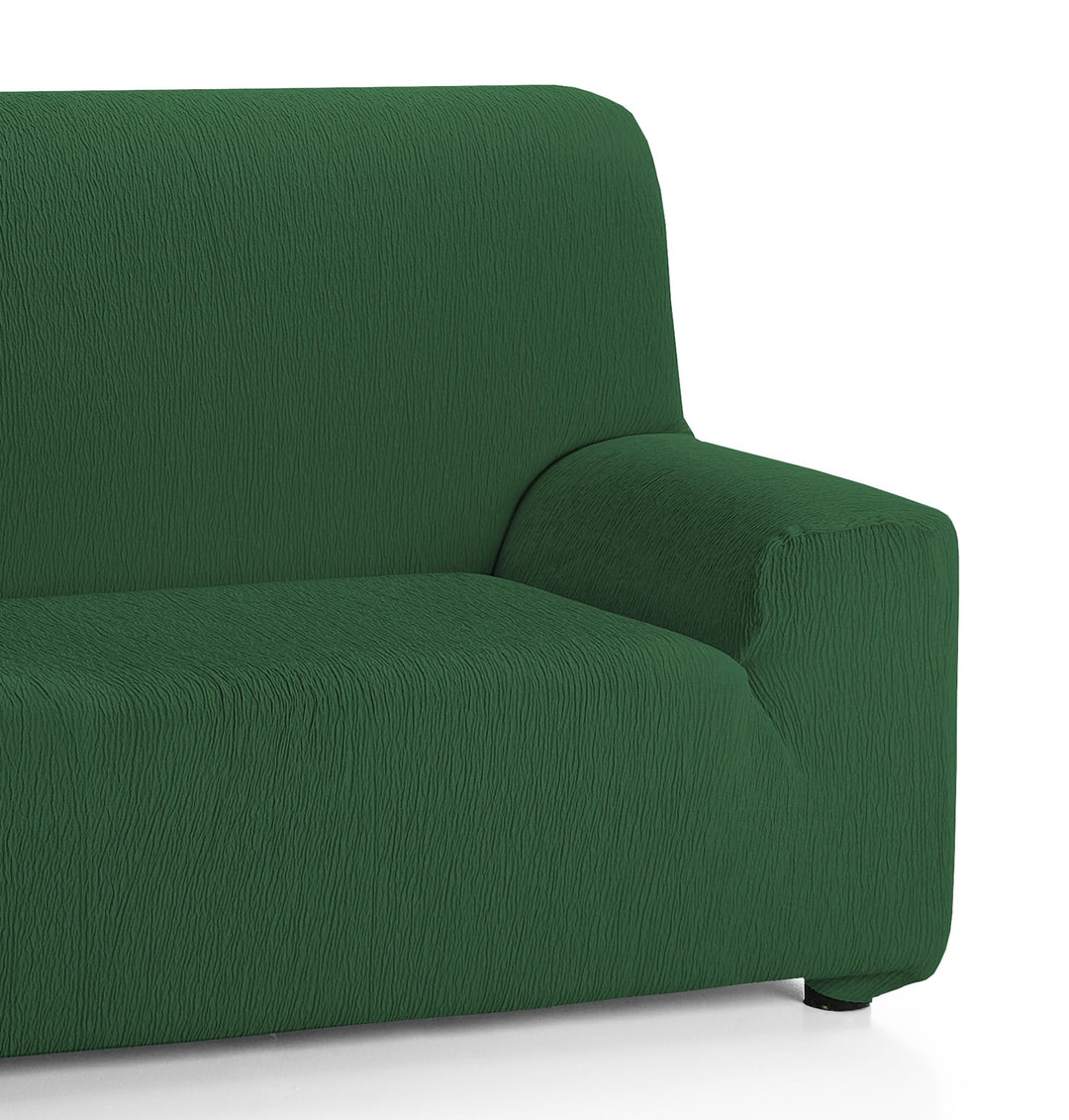 Martina Home Elastischer Sofabezug Modell Emilia 2 Plätze Flaschengrün (Verde Botella) 2 Sitzer Flas