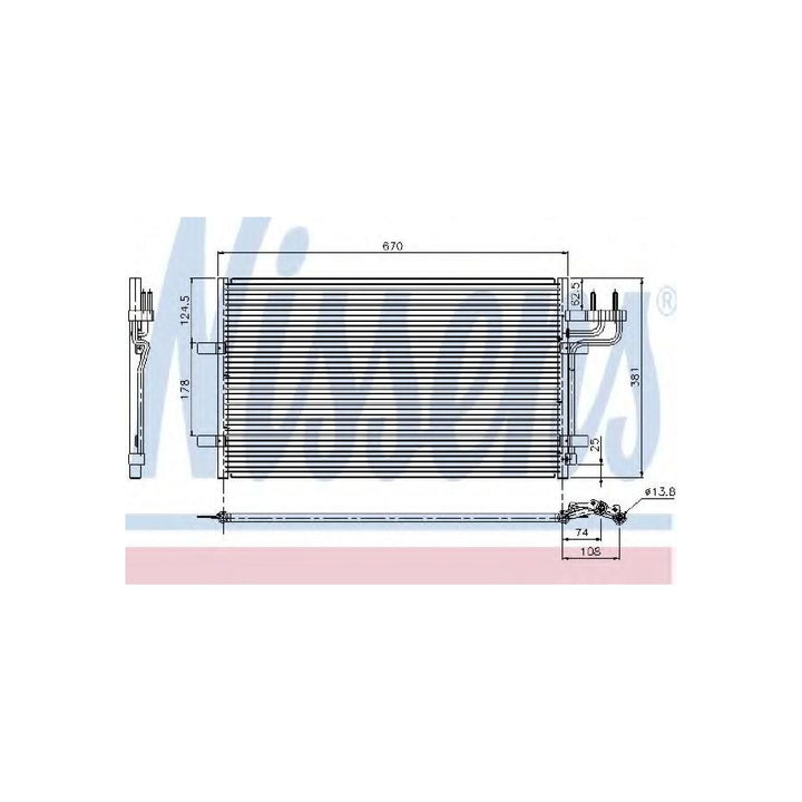 Nissens 94663 Klimakondensator
