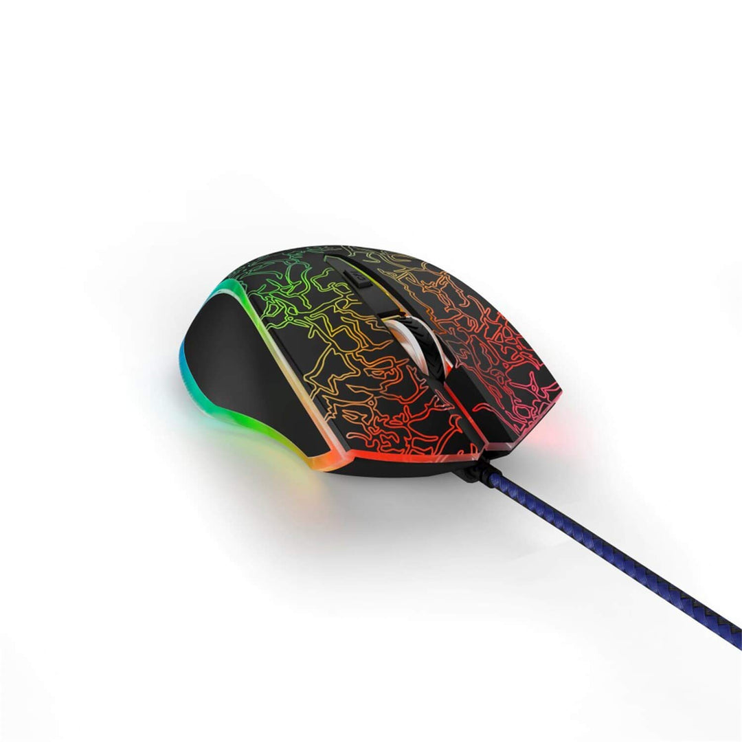 uRage Gaming-Maus “Reaper 220 Illuminated”, schwarz, Anti-Rutsch-Beschichtung, Omron Click Switches,