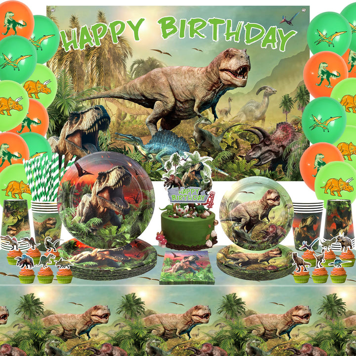 Obussgar Dinosaurier Geburtstag Party Dekorationen - Dinosaurier Party Zubehör einschliesslich Kulis