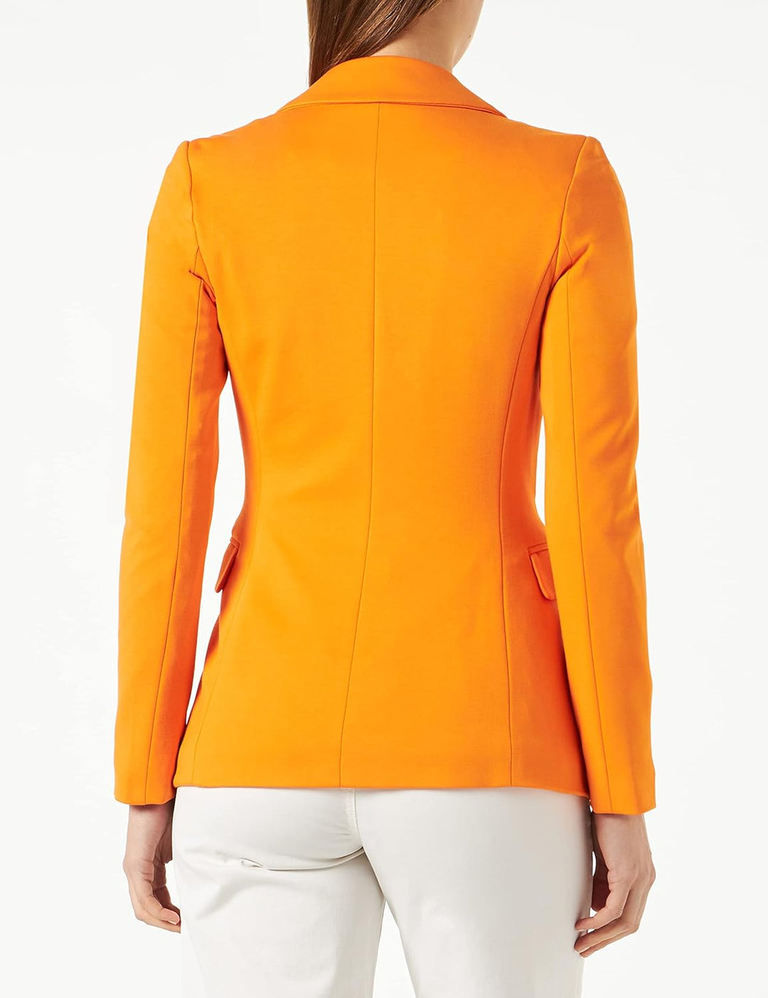 ONLY Damen Onlpinko-vika L/S Fitted Tlr Blazer, Orange Peel