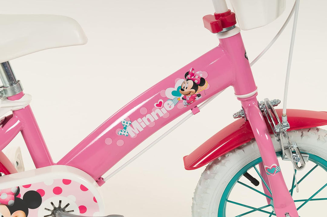 TOIMSA Jungen Fahrrad 30,5 cm (12 Zoll) Minnie Huffy (3/5 Jahre), bunt, Klein