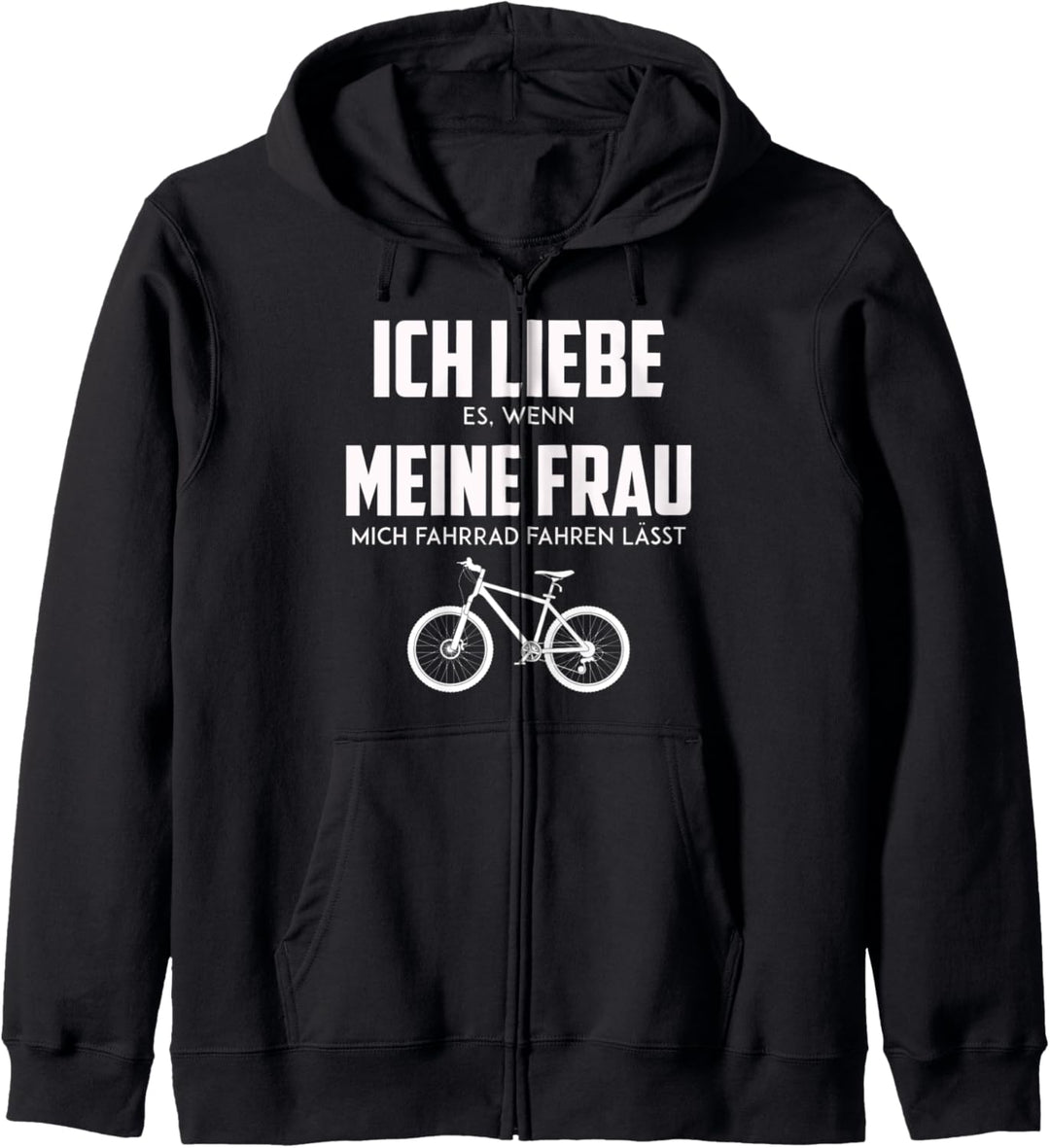 Ich liebe es wenn meine Frau mich Fahrrad fahren lässt,Natur Kapuzenjacke