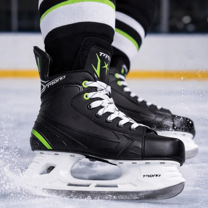 TronX Stryker 3.0 Eishockeyschlittschuhe für Erwachsene, Herren, Damen, Junior, Kinder, Modell Skate