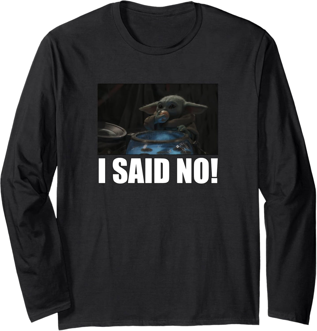 Star Wars: The Mandalorian The Child I Said No R5 Langarmshirt
