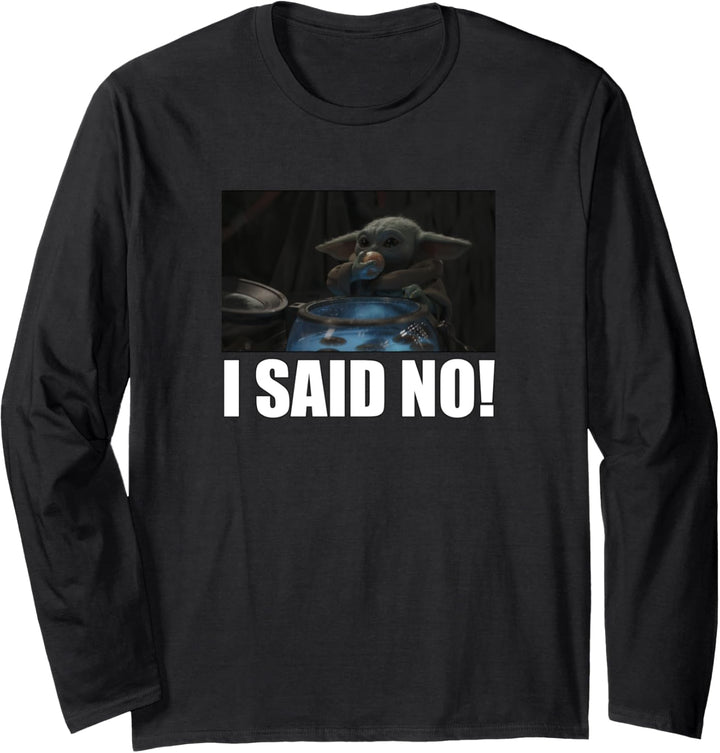 Star Wars: The Mandalorian The Child I Said No R5 Langarmshirt