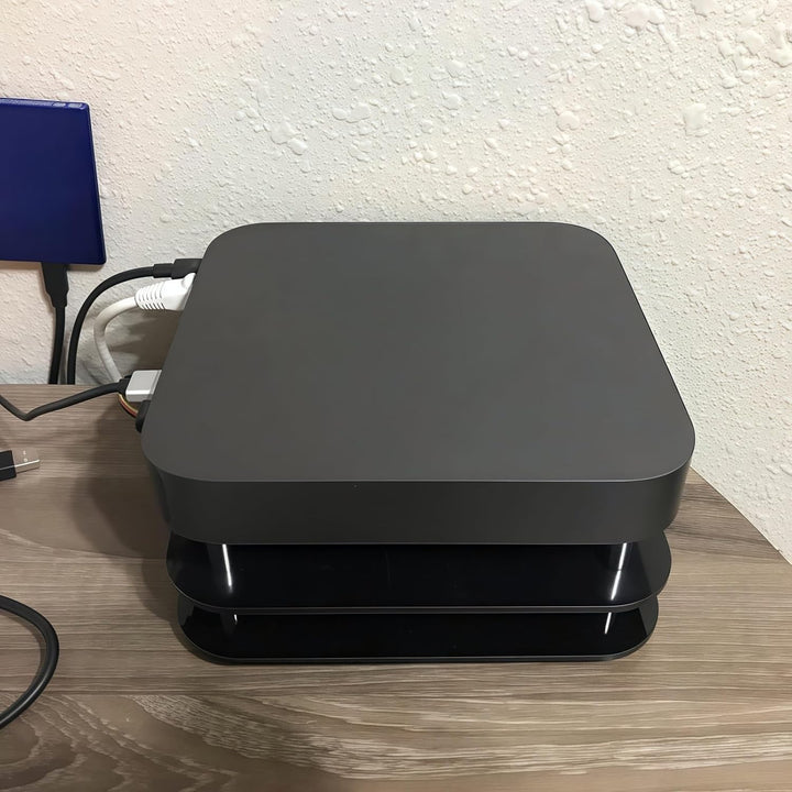 Yoqanr Mac Mini Kühlerlüfter Windgeschwindigkeitsverbesserung, modifiziertes Gehäuse, Mini-Heizkörpe