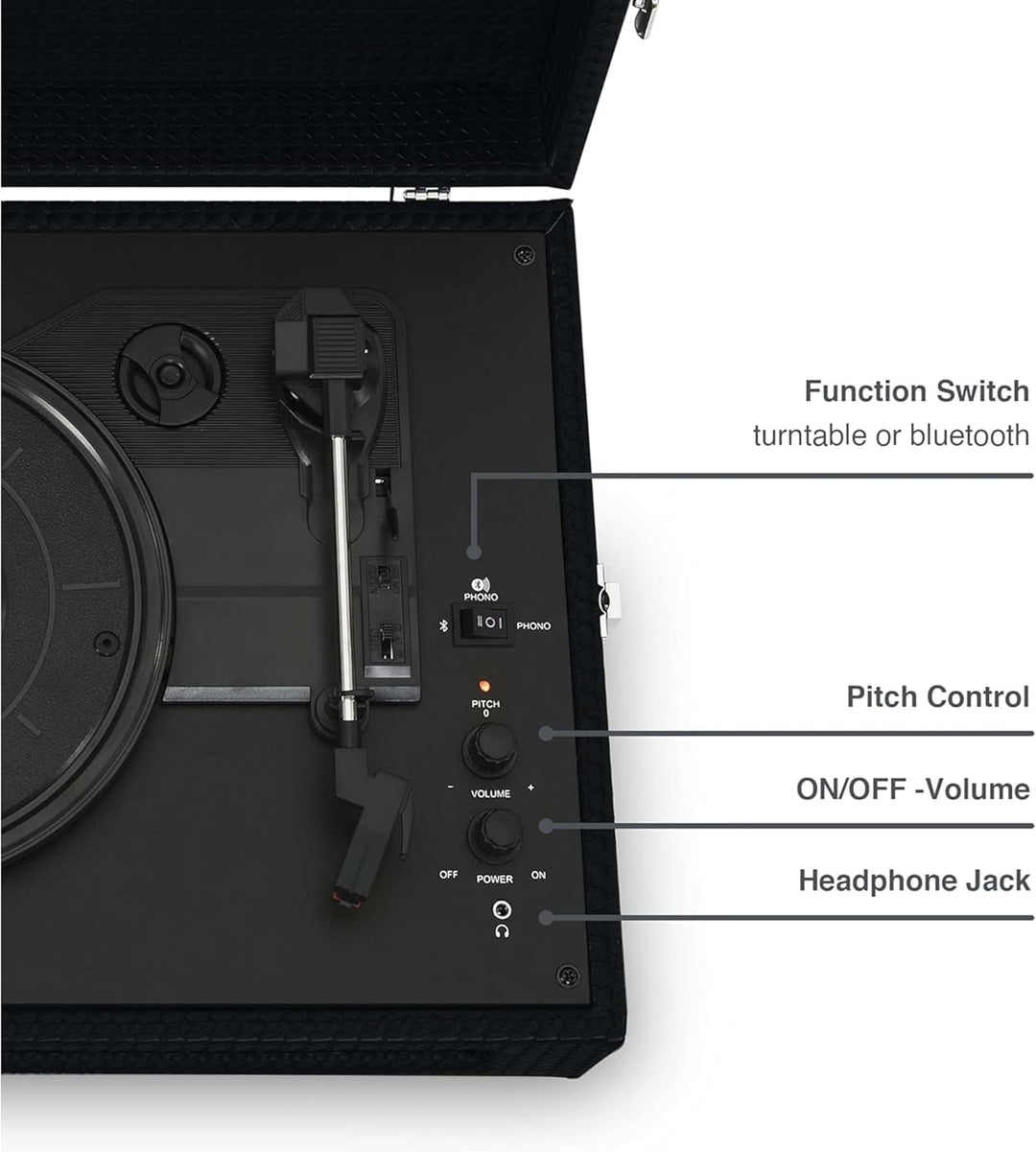 Crosley Voyager - Schwarz, One Size