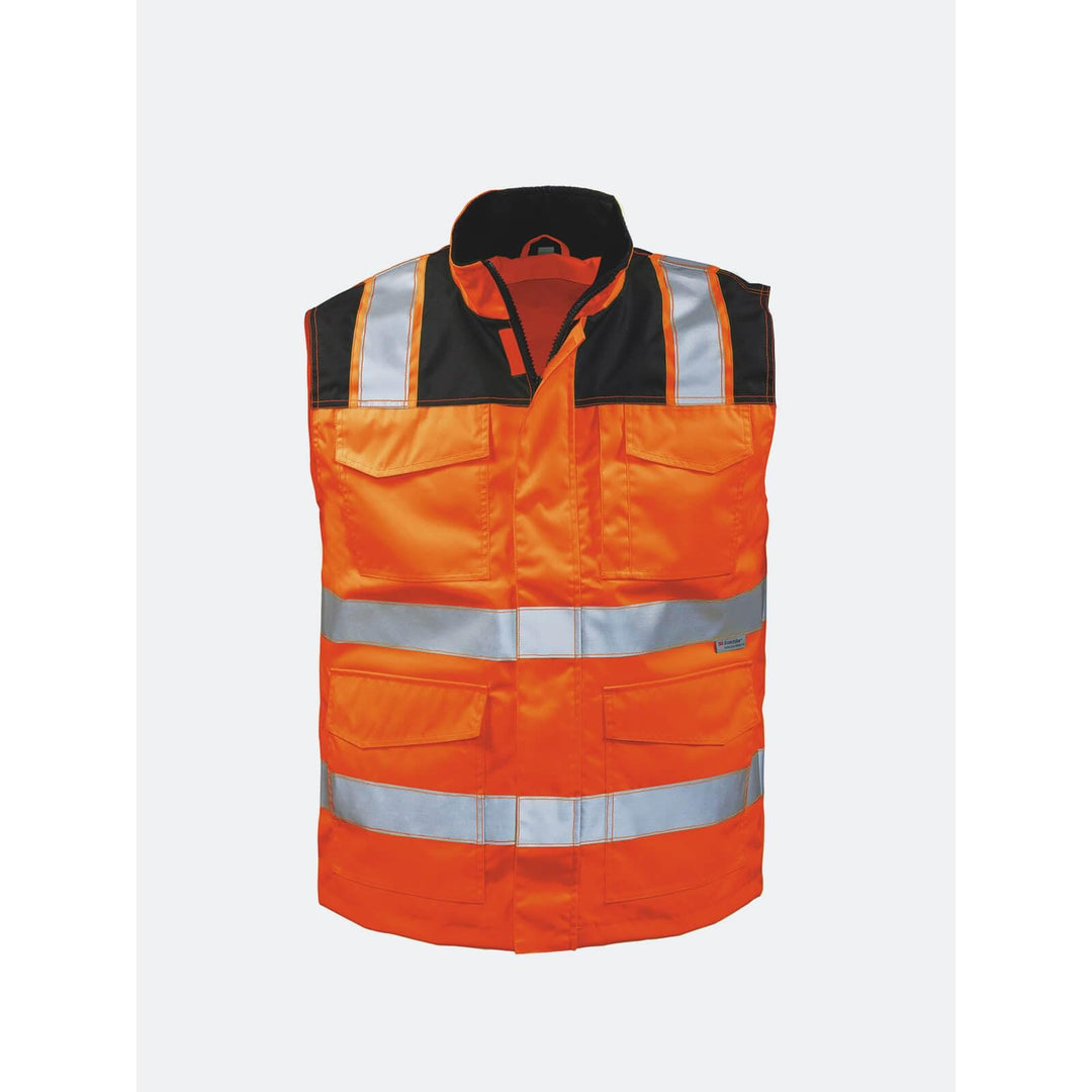 Warnschutzweste - Elysee® orange Grösse XXXL