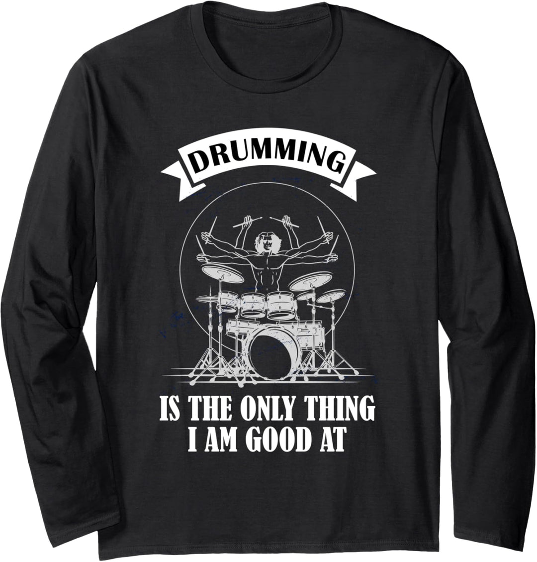 Schlagzeug - I destroy silence Langarmshirt