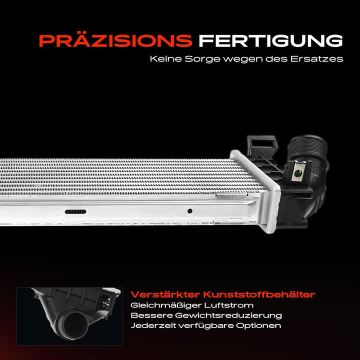 Frankberg Ladeluftkühler Kompatibel mit Focus II 2004-2012 Galaxy WA6 2006-2015 Mondeo IV BA7 2007-2