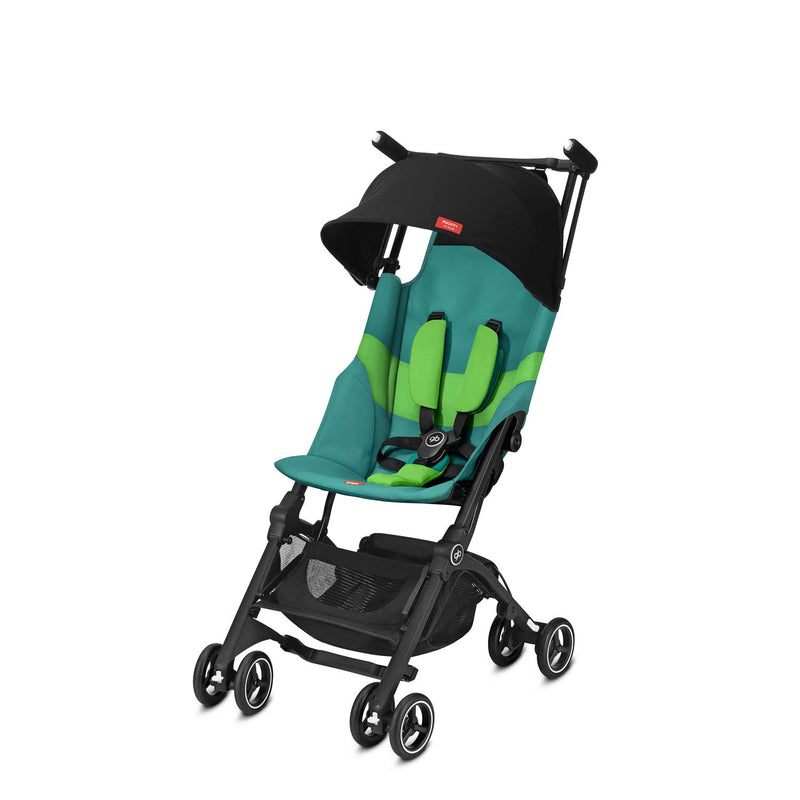 gb Gold Buggy Pockit+ All Terrain, Ultrakompakt, 0-22 kg, Ab Geburt bis ca. 4 Jahre, Laguna Blue (20