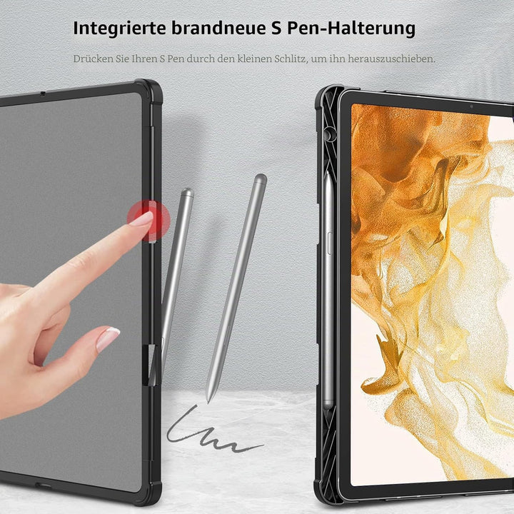 Fintie Hülle für Samsung Galaxy Tab S8 Plus 2022/S7 FE 2021/S7 Plus 2020 12.4 Zoll, Multi-Winkel Bet