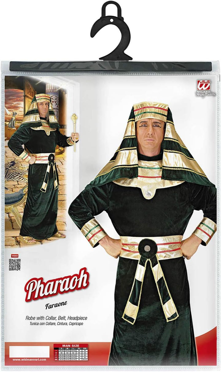 "PHARAOH" (robe with collar, belt, headpiece) - (S), S