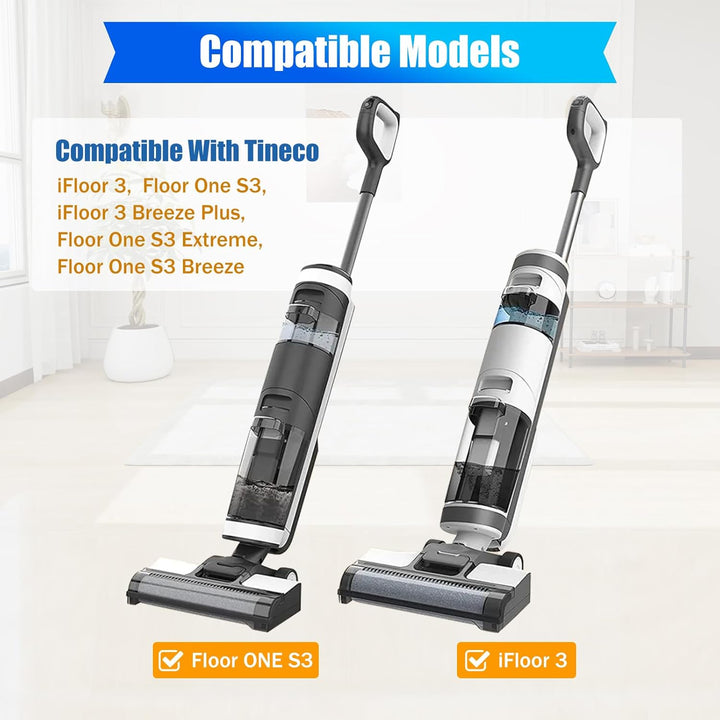 Ersatz Bürstenwalzen für Tineco Floor ONE S3/iFloor 3 Breeze Akku Nass Trockensauger Rollen für Tine