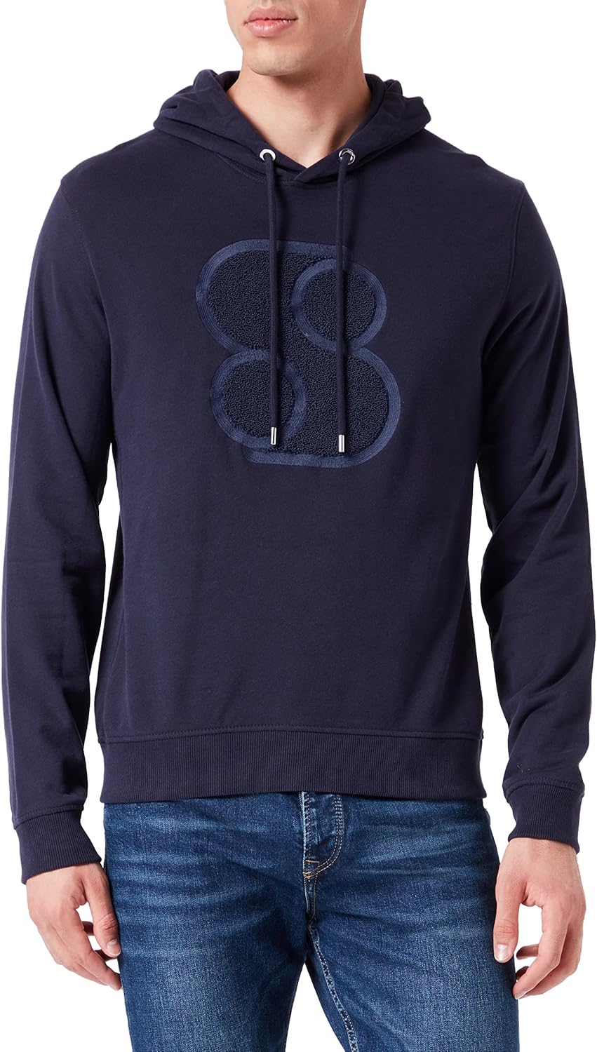 s.Oliver Herren Sweatshirt Langarm L Blau, L Blau