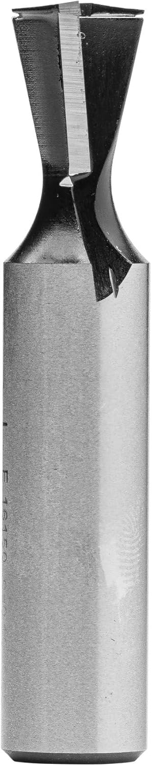 ENT 16150 Zinkenfräser HW, Schaft (S) 12 mm, NL 13,5 mm, D1 14,3 mm, D2 12,7 mm, E 14°, SL 40 mm, mi
