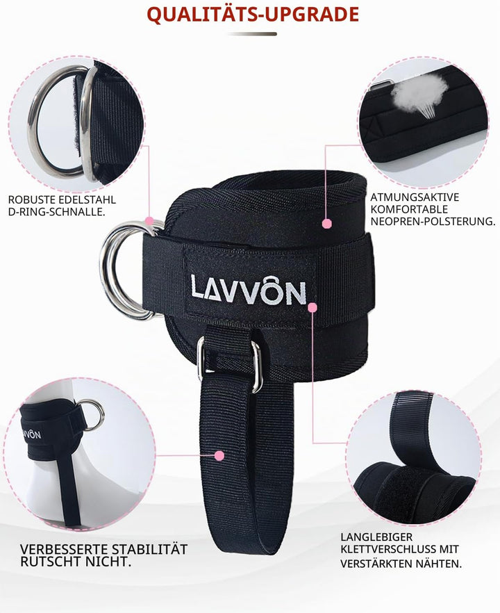Langhantel-Kniebeugenpolster-Set, Nylon-Polsterung, rutschfest, dicker Schaumstoff, Langhantelpolste