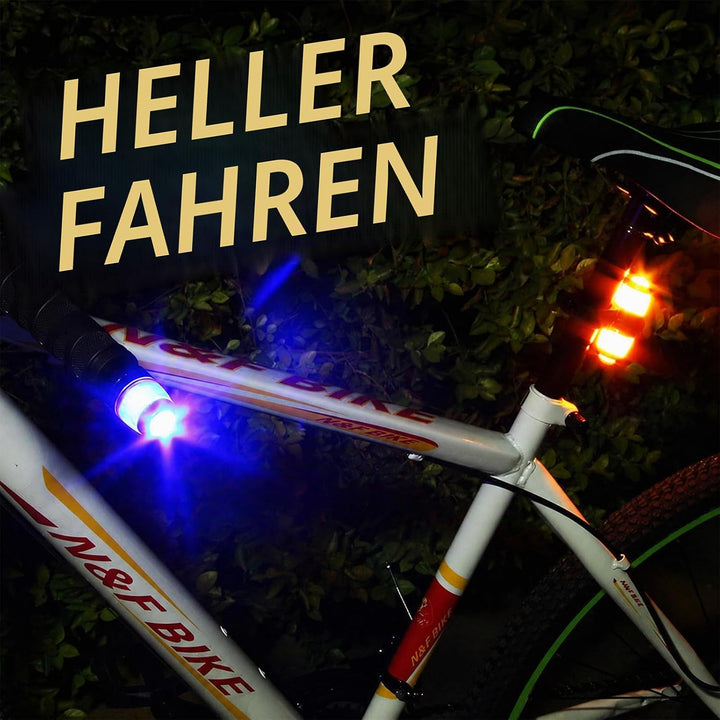 LED Lenkerleuchte, Blinker E Scooter Nachrüsten Set, Scooter Nachrüsten, Rechargeable, Blinker Lenke