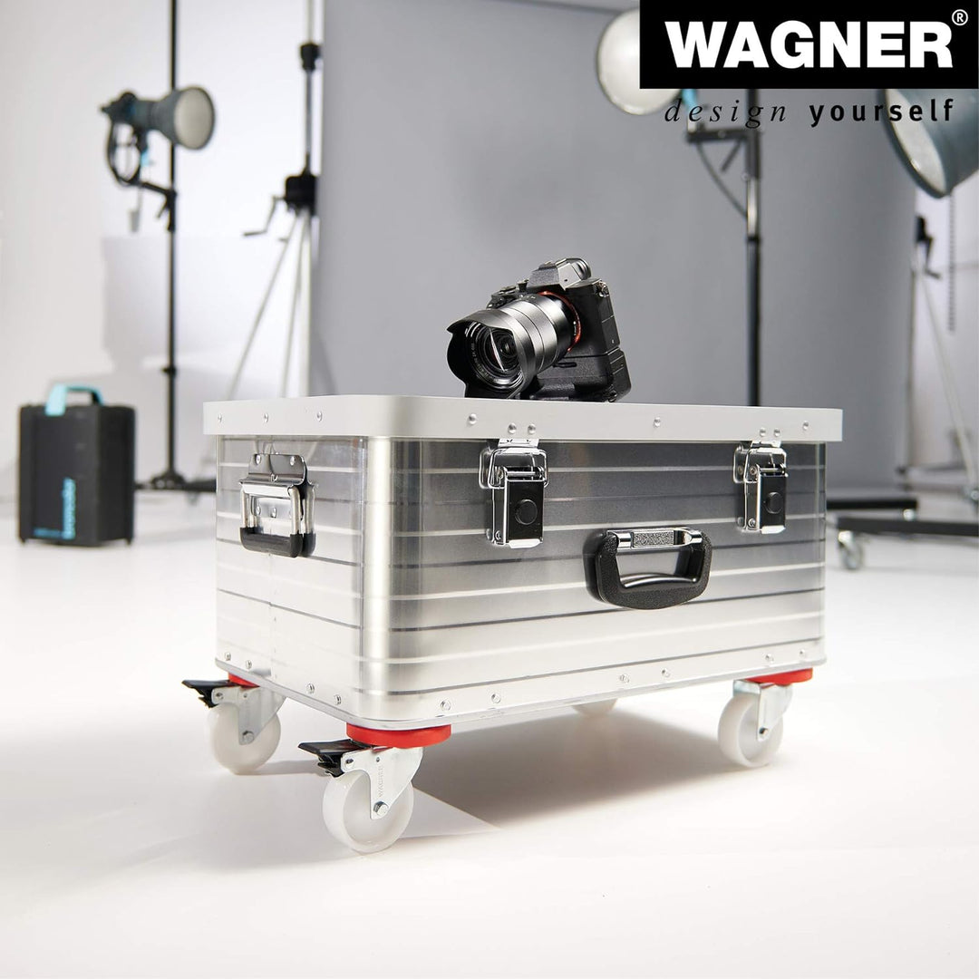 Wagner Transporthilfe MM 1360 I 52 x 32 x 12,5 cm - Tragkraft 200 kg - ideal für schwere Transportbo
