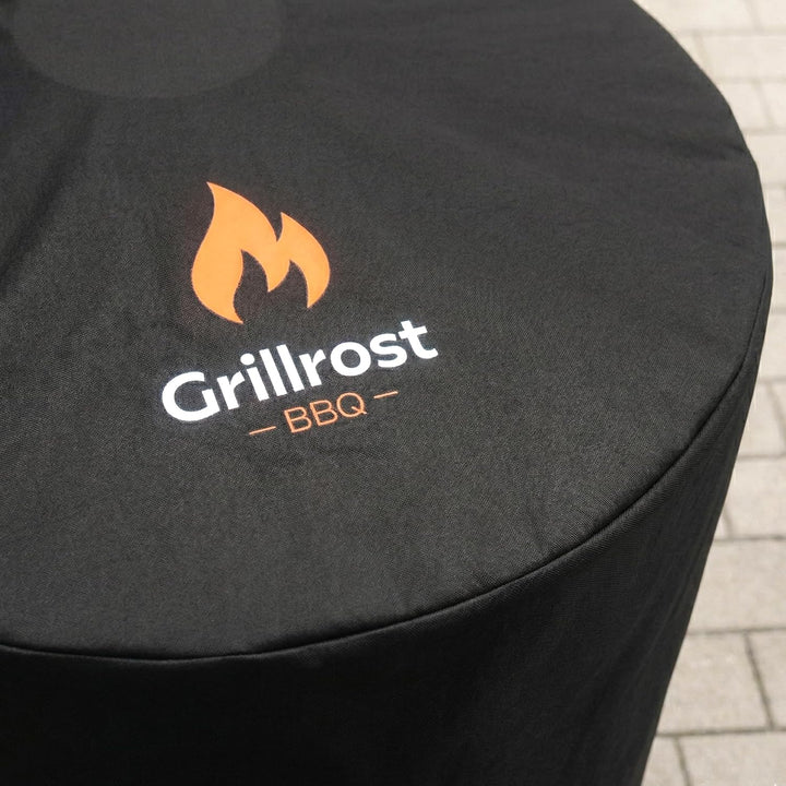 Grillrost.com Das Original 90er Abdeckhaube für den Feuerplattengrill &amp; alle Feuerplatten mit 90cm D