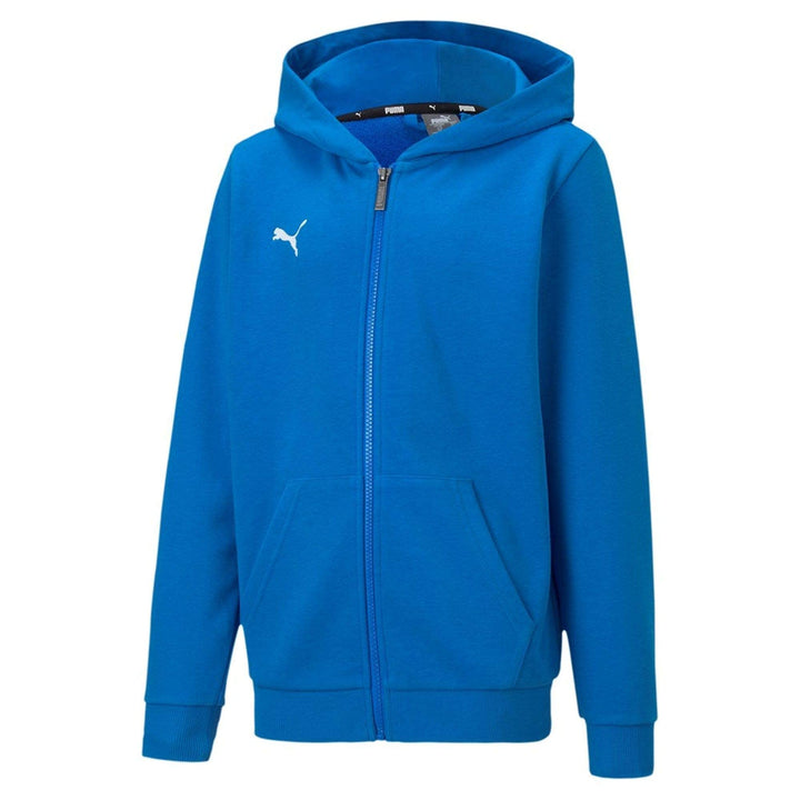 PUMA Jungen, teamGOAL 23 Casuals Hooded Jac Trainingsjacke 140 Electric Blue Lemonade, 140 Electric
