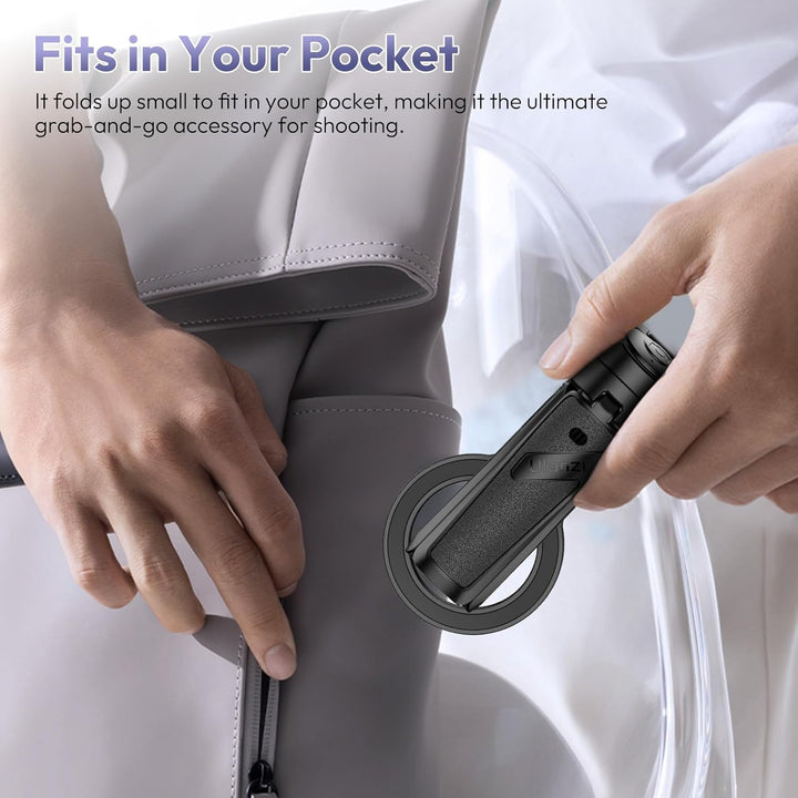 Ulanzi JJ03 Pocket Selfie Stick Stativ magnetisch mit Fernbedienung